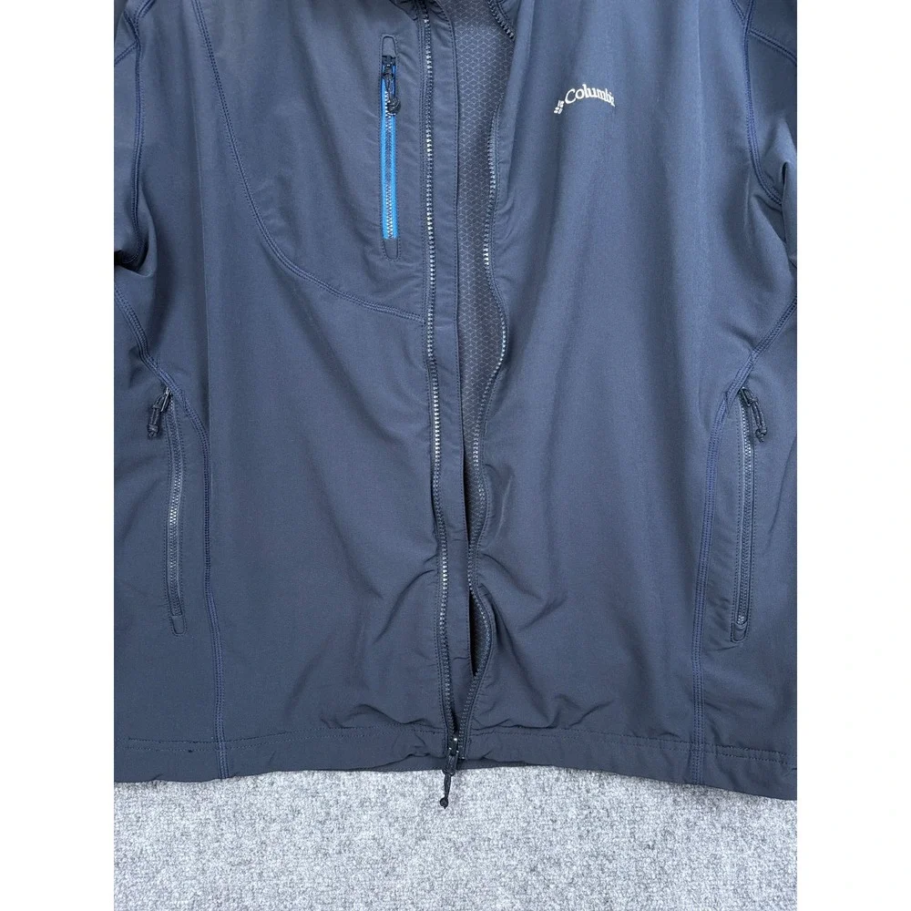 Columbia Men's Evap-Change Softshell Jacket Men's Large‎ Omni Wick Full Zip READ - Picture 13 of 14